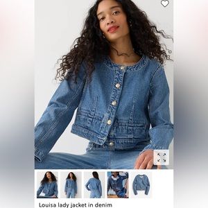 J. Crew Louisa Lady Jacket in Denim